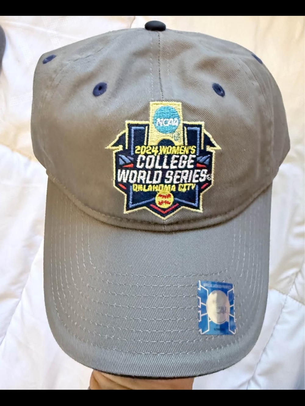 2024 Women's College World Series Gray Baseball Cap